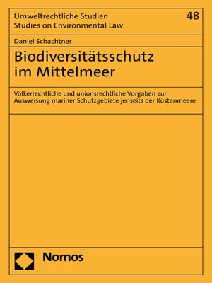 cover image of Biodiversitätsschutz im Mittelmeer